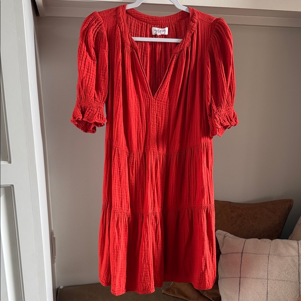 Velvet by Graham & Spencer Vibrant Red Mini Dress